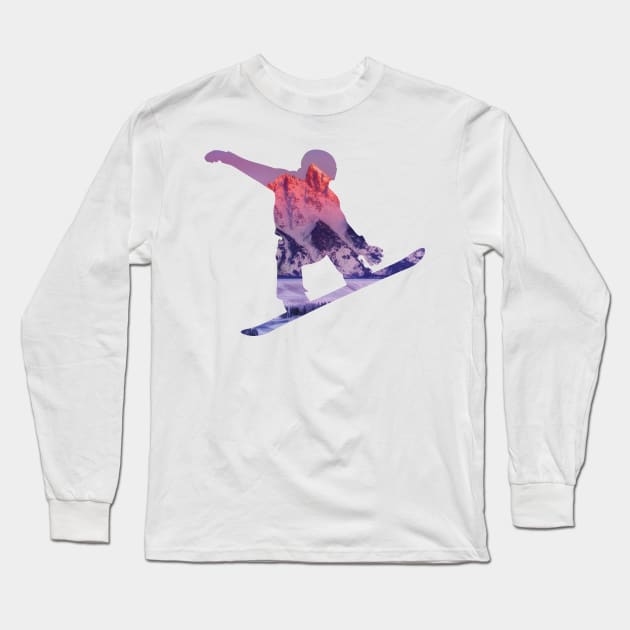 Snowboard 2 Long Sleeve T-Shirt by nuijten